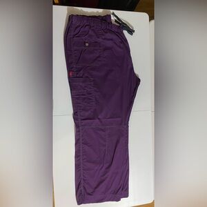 Dickies Women’s 4X Purple Cargo Scrub Pants #2034